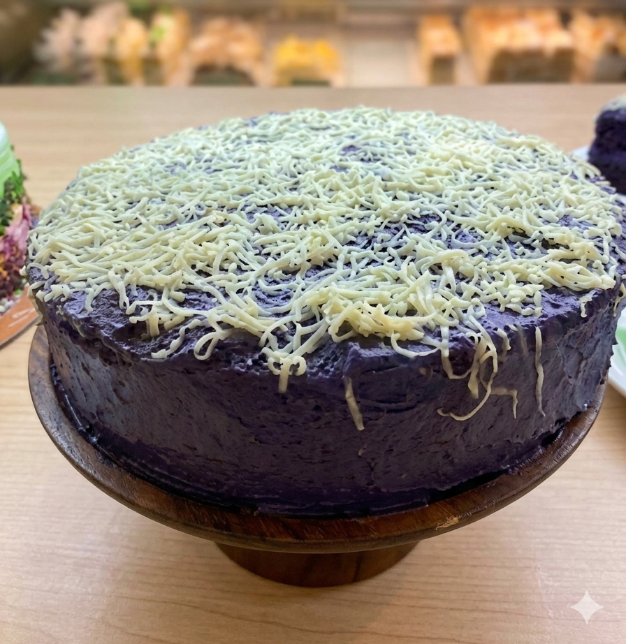 Leona’s Ube Cheese Cake